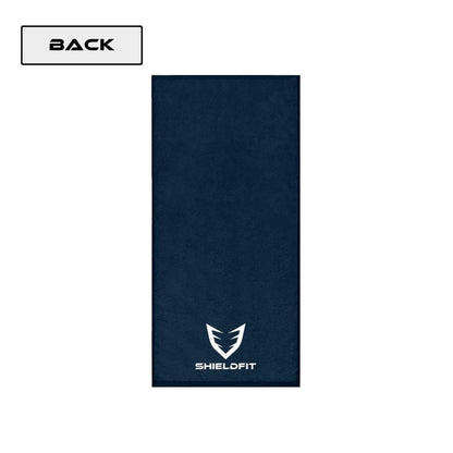 Antibacterial Gym Towel: Blue Camo