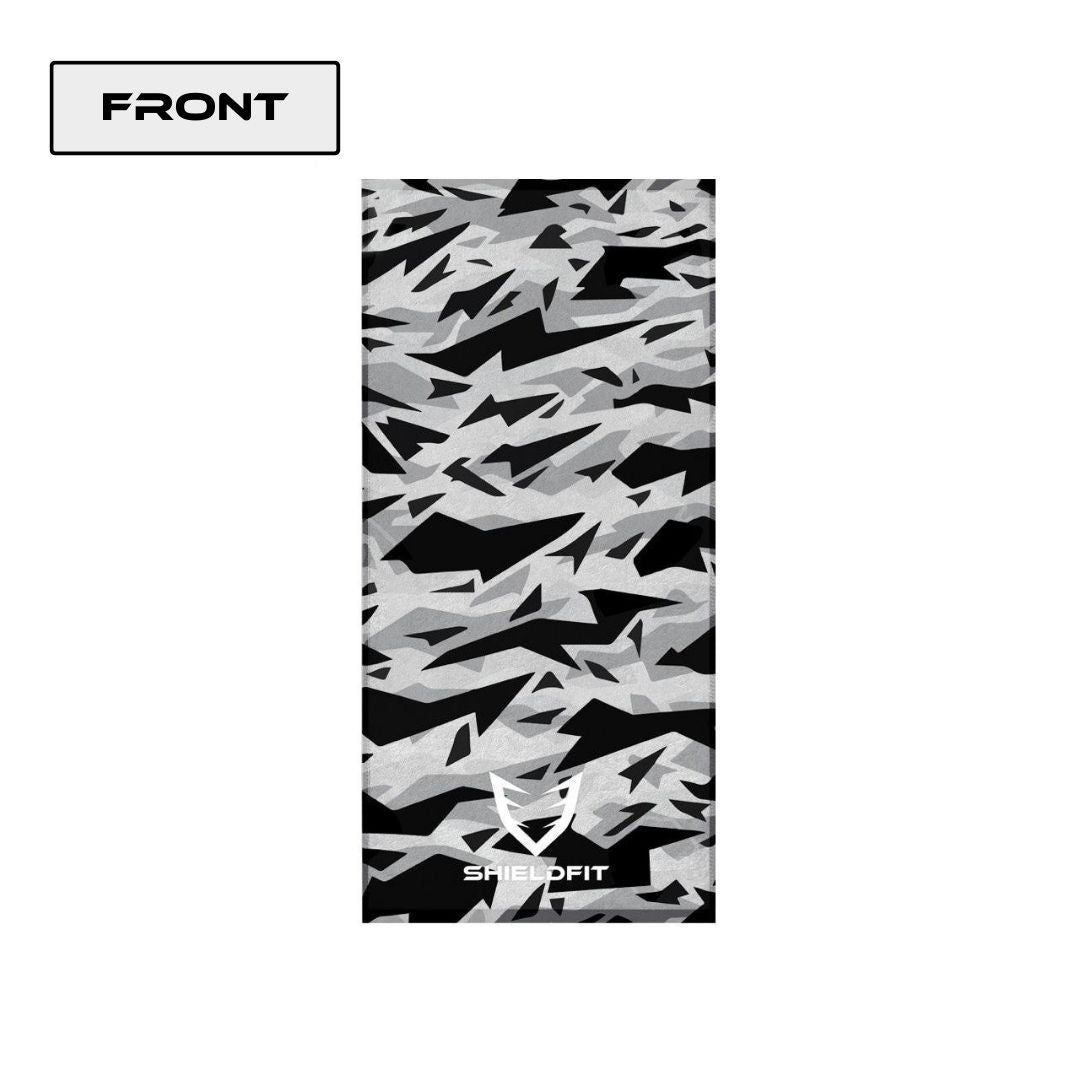 Antibacterial Gym Towel: Grey Camo