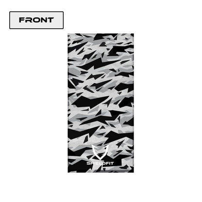 Antibacterial Gym Towel: Grey Camo