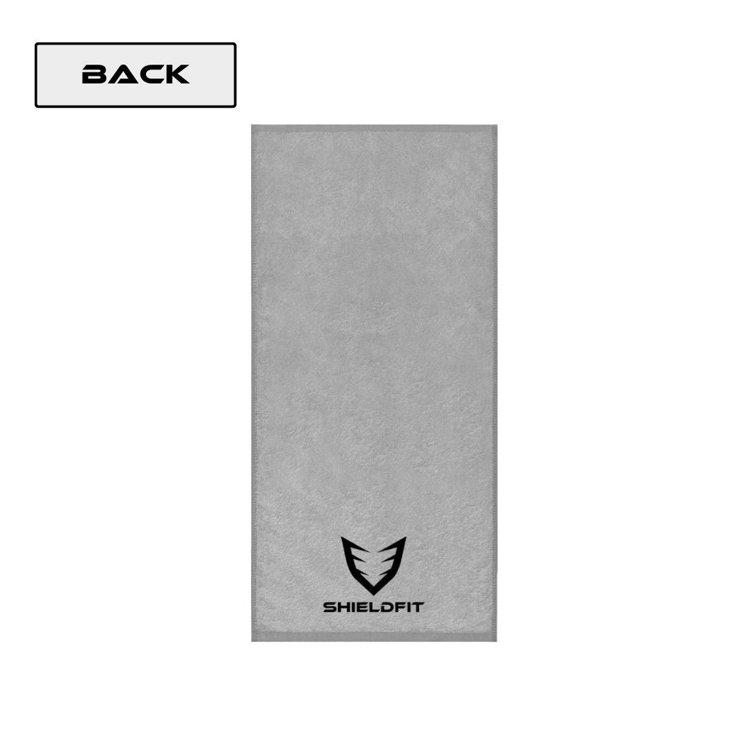 Antibacterial Gym Towel: Grey Camo