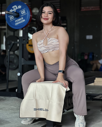 Antibacterial Gym Towel: Paloma Beige